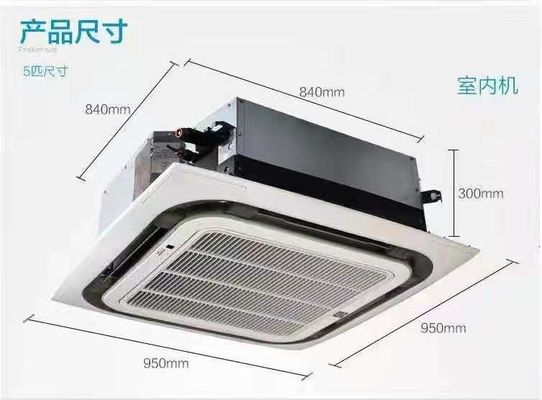 Condizionatore d'aria spaccato di raffreddamento e di riscaldamento 1HP fissato al muro 9000btu R410