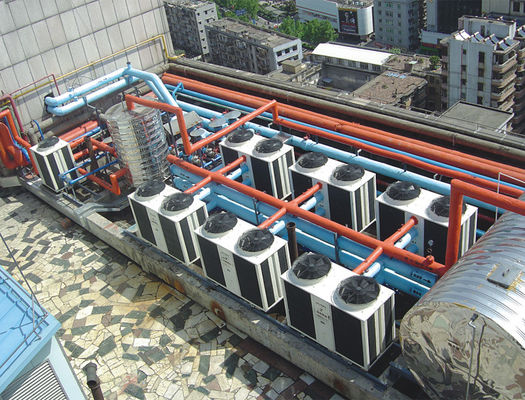 Risparmio energetico del condizionamento d'aria della pompa di calore di fonte di aria di riscaldamento a pavimento