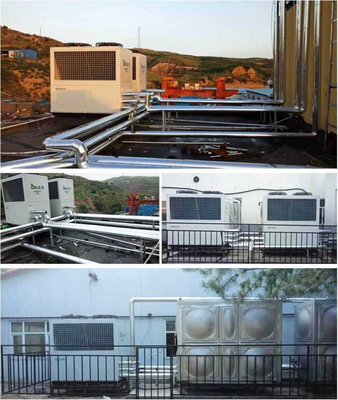 Annuncio pubblicitario aria-acqua della pompa di calore 160kW di CO2 R744 per acqua calda di raffreddamento di riscaldamento