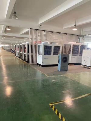 pompa di calore variabile della cascata di frequenza di bassa temperatura di 52Kw R410A per il mattatoio