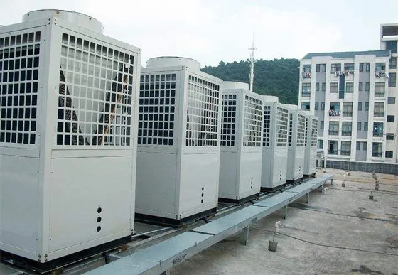 pompa di calore di fonte d'acqua di CO2 160Kw per il riscaldamento dell'università della scuola e l'acqua calda